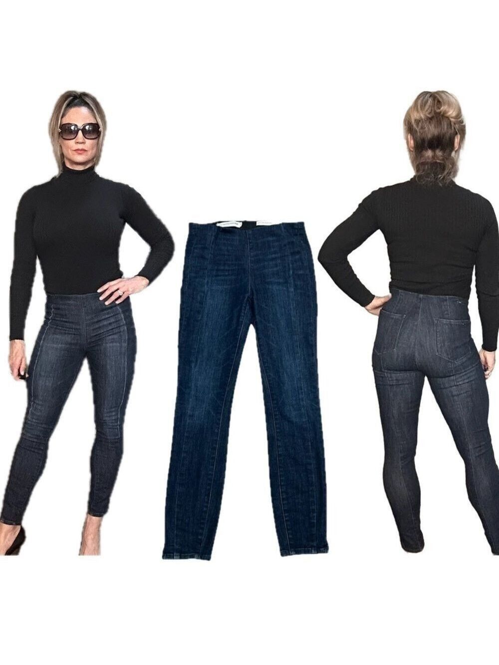 Pilcro and the letterpress high rise denim legging Jegging Sz 27 pull on